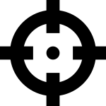 Crosshairs SVG Icon